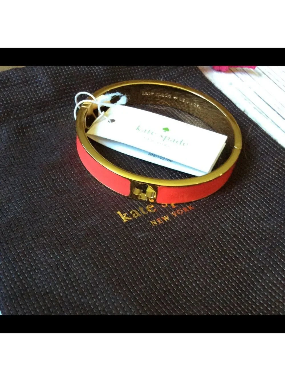 Authentic Kate Spade Hole Punch Bracelet NWT - Picture 6 of 7